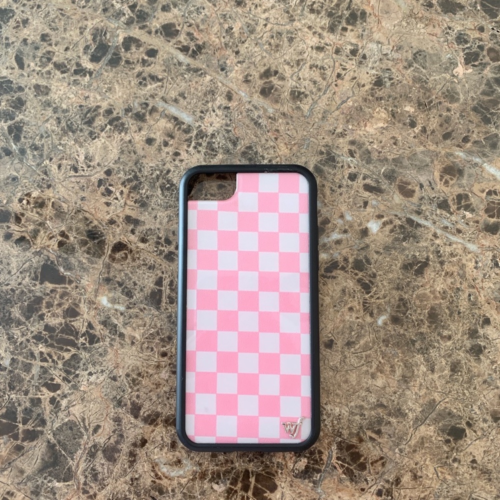 WILDFLOWER CHECKERED PINK CASE